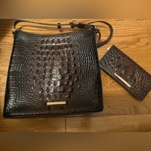 Brahmin brown crossbody